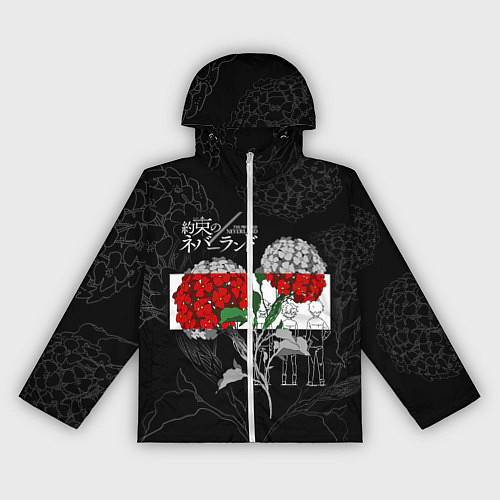 Женская ветровка Обещанный Неверленд Цветы Вида / 3D-Белый – фото 1