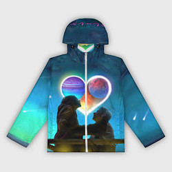 Ветровка с капюшоном женская Ваня Дмитриенко Венера-Юпитер, цвет: 3D-белый