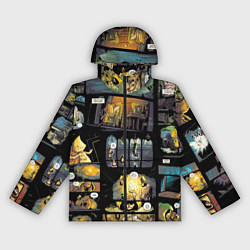 Ветровка с капюшоном женская LITTLE NIGHTMARES, цвет: 3D-черный