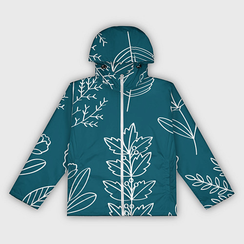 Женская ветровка Цветы / 3D-Белый – фото 1