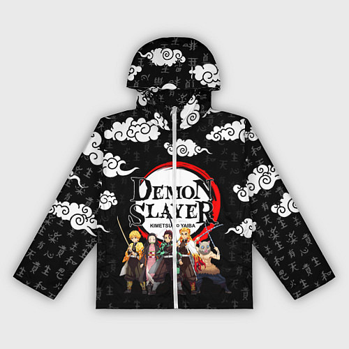 Женская ветровка КЛИНОК, РАССЕКАЮЩИЙ ДЕМОНОВ / 3D-Белый – фото 1