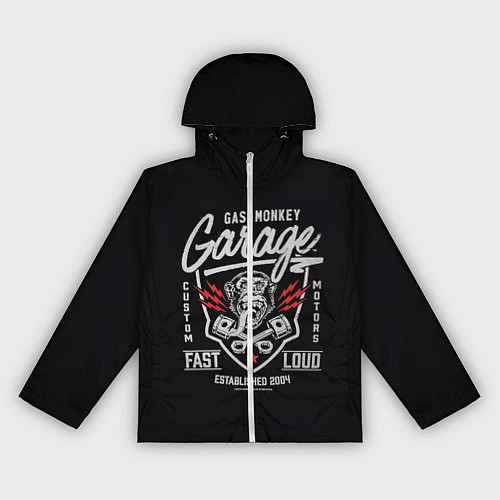 Женская ветровка Gas Monkey Garage / 3D-Белый – фото 1