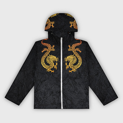 Женская ветровка GOLD CHINA DRAGONS / 3D-Белый – фото 1
