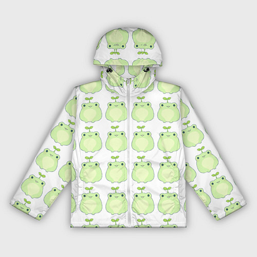 Женская ветровка Лягушки-росточки / 3D-Белый – фото 1