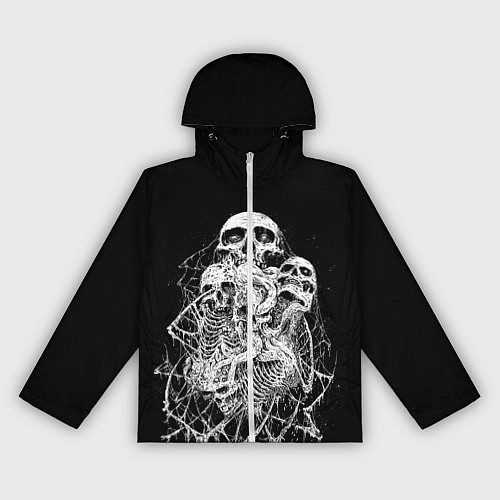 Женская ветровка ЧЕРЕПА / 3D-Белый – фото 1