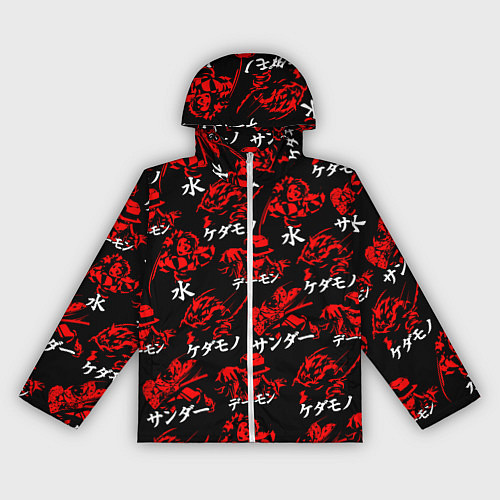 Женская ветровка КЛИНОК, РАССЕКАЮЩИЙ ДЕМОНОВ / 3D-Белый – фото 1