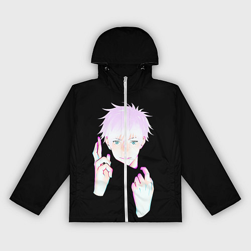 Женская ветровка ГОДЖО САТОРУ GOJO SATORU / 3D-Белый – фото 1