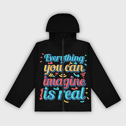 Женская ветровка Реальность зависит от тебя / 3D-Черный – фото 1