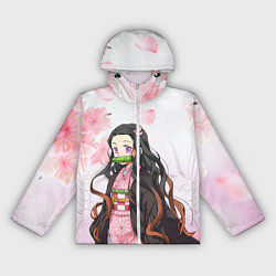 Ветровка с капюшоном женская НЕЗУКА NEZUKO, цвет: 3D-белый