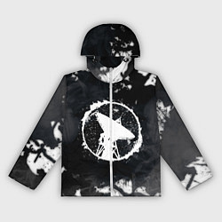 Ветровка с капюшоном женская ГРОТ, цвет: 3D-белый