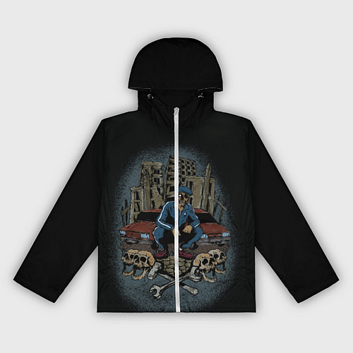 Женская ветровка Классика для пацанов / 3D-Белый – фото 1