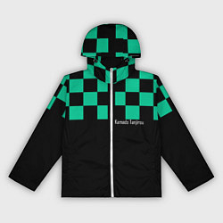 Ветровка с капюшоном женская Kamado Tanjirou Kimetsu no Yaiba, цвет: 3D-белый