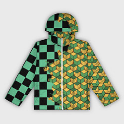 Ветровка с капюшоном женская ТАНДЖИРО И ТОМИОКА, цвет: 3D-белый