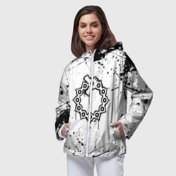 Ветровка с капюшоном женская МЕЛИОДАС 7 СМЕРТНЫХ ГРЕХОВ, цвет: 3D-белый — фото 2