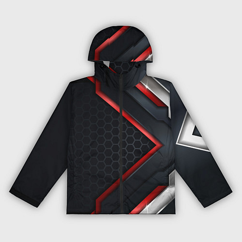 Женская ветровка Luxury Black 3D СОТЫ / 3D-Черный – фото 1