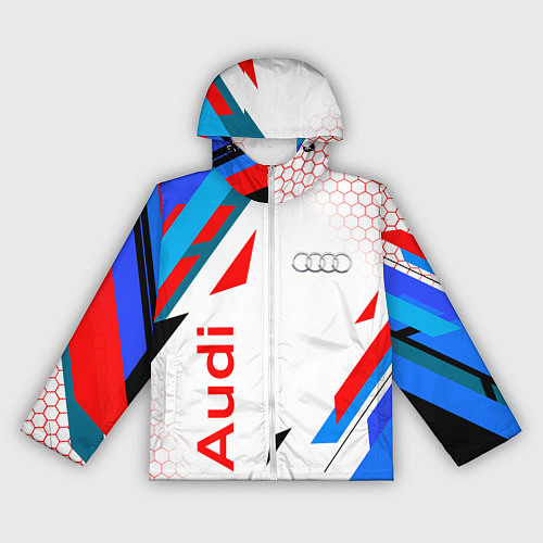 Женская ветровка AUDI АУДИ SPORT / 3D-Белый – фото 1