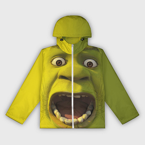 Женская ветровка Shrek is Yelling / 3D-Белый – фото 1