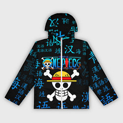 Ветровка с капюшоном женская ONE PIECE ВАН ПИС ИЕРОГЛИФ, цвет: 3D-белый