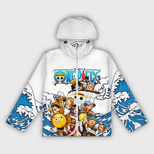 Женская ветровка ONE PIECE ВАН ПИС МОРЕ / 3D-Белый – фото 1