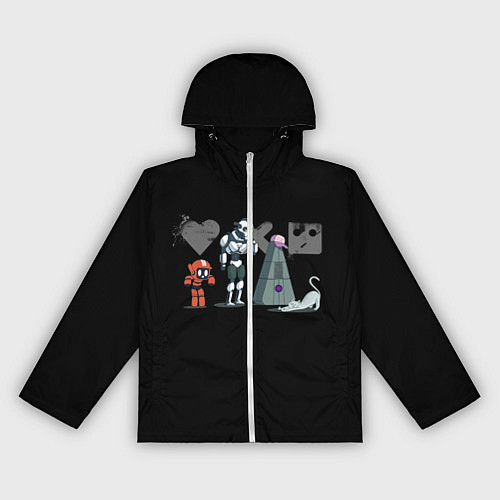 Женская ветровка Любовь, Смерть & Роботы / 3D-Белый – фото 1