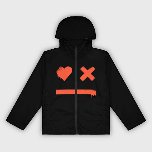 Женская ветровка Smile Love Death and Robots / 3D-Черный – фото 1