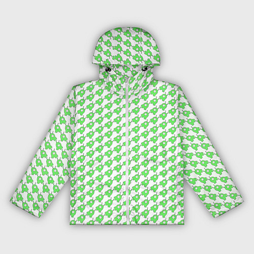 Женская ветровка Мозговые слизни / 3D-Белый – фото 1