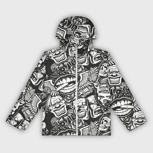 Женская ветровка Тату ретро / 3D-Белый – фото 1