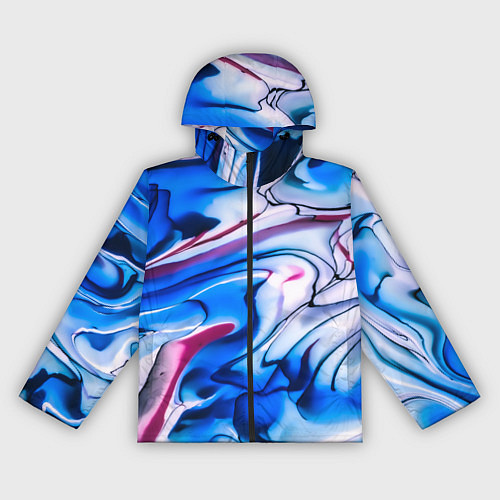 Женская ветровка ТАЙ ДАЙ ОКЕАН ЧЕРНИЛ / 3D-Черный – фото 1