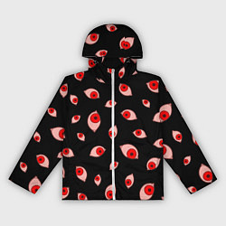 Ветровка с капюшоном женская Взгляд тьмы, цвет: 3D-белый