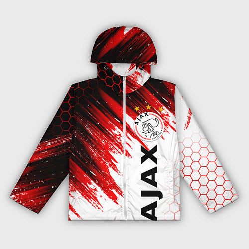 Женская ветровка FC AJAX AMSTERDAM ФК АЯКС / 3D-Белый – фото 1