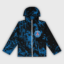 Ветровка с капюшоном женская Пари Сен-Жермен Paris Saint-German, цвет: 3D-белый