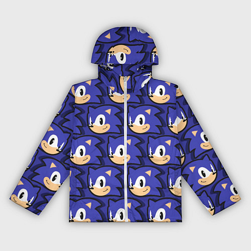 Женская ветровка Sonic pattern / 3D-Белый – фото 1