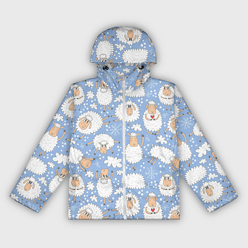 Женская ветровка Счастливые овечки / 3D-Белый – фото 1