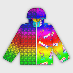 Ветровка с капюшоном женская POP it!, цвет: 3D-белый