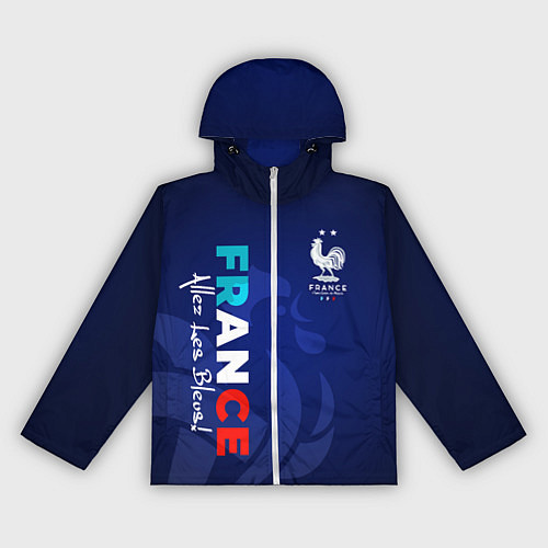 Женская ветровка Сборная Франции / 3D-Белый – фото 1