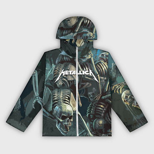 Женская ветровка Metallica Metal Skull / 3D-Белый – фото 1