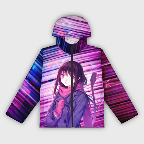 Женская ветровка Бездомный бог Хиёри / 3D-Черный – фото 1