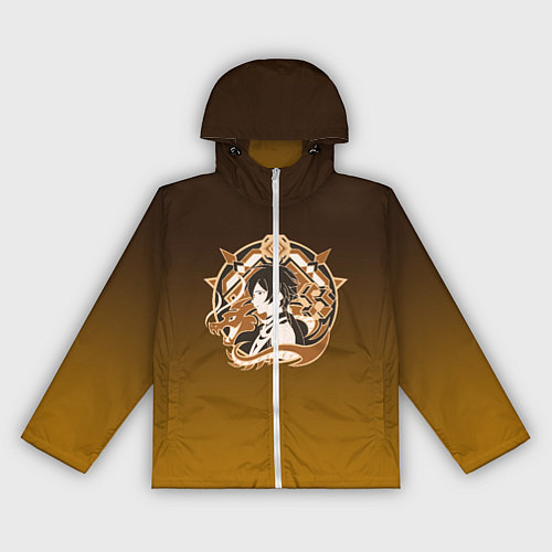 Женская ветровка Genshin Impact - Zhongli / 3D-Белый – фото 1