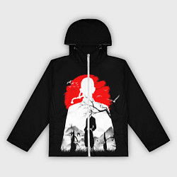 Ветровка с капюшоном женская Кэн Рюгудзи Токийские мстители, цвет: 3D-белый