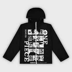 Ветровка с капюшоном женская ONE PIECE Главные герои, цвет: 3D-белый