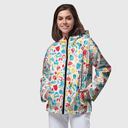 Ветровка с капюшоном женская The Suicide Squad, цвет: 3D-черный — фото 2