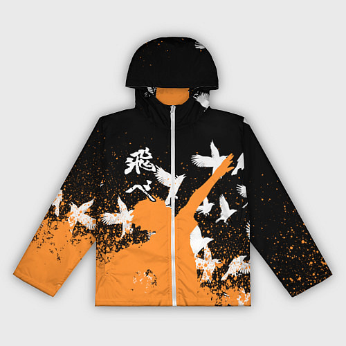 Женская ветровка Волейбол - Вороны / 3D-Белый – фото 1