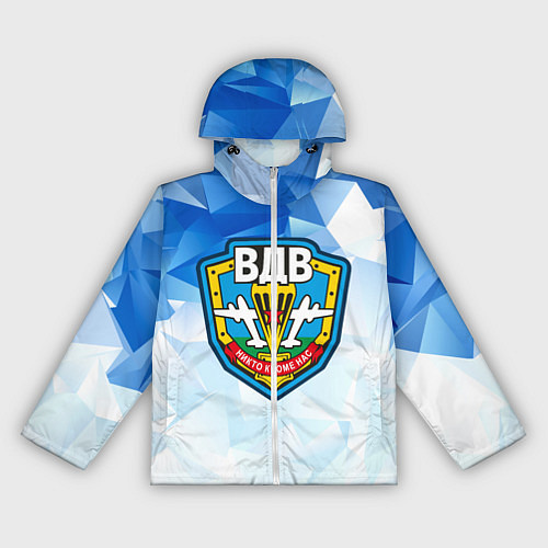 Женская ветровка День ВДВ, значок / 3D-Белый – фото 1