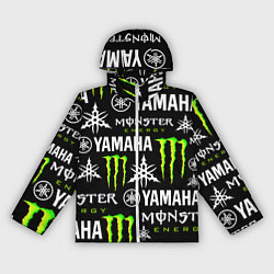 Ветровка с капюшоном женская YAMAHA X MONSTER SPORT, цвет: 3D-белый