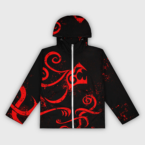 Женская ветровка ТАТУИРОВКА ДРАКЕНА / 3D-Белый – фото 1