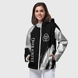 Ветровка с капюшоном женская Elden Ring - Brush, цвет: 3D-белый — фото 2