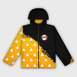 Ветровка с капюшоном женская КОСТЮМ ЗЕНИЦУ ZENITSU KNY, цвет: 3D-черный