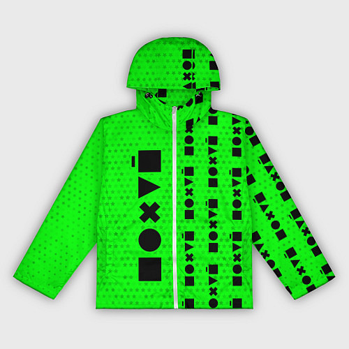 Женская ветровка Безразличие - Космос Паттерн справа / 3D-Белый – фото 1