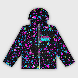 Ветровка с капюшоном женская FRIDAY NIGHT FUNKIN NEON, цвет: 3D-белый