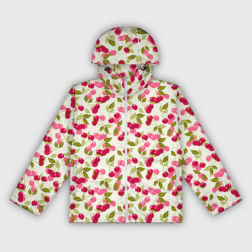 Женская ветровка Спелая вишня / 3D-Белый – фото 1